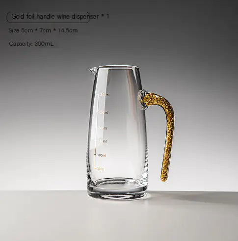 Gold Crystal Cup / Wine Decanter (One)