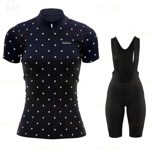 Women's Summer Breathable Cycling Jersey Set