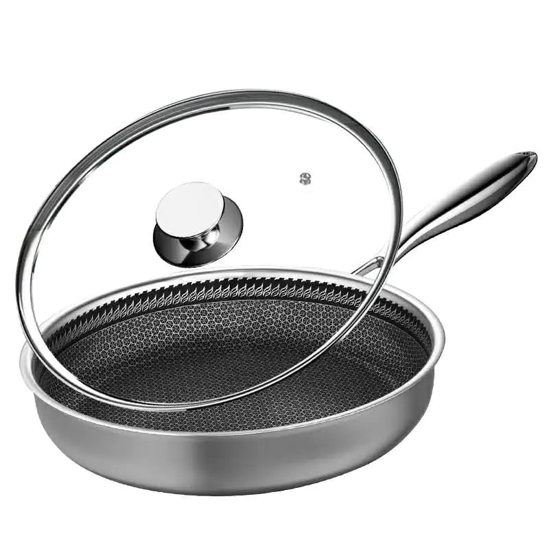 304 Stainless Steel Non-Stick Frying Pan for Breakfast