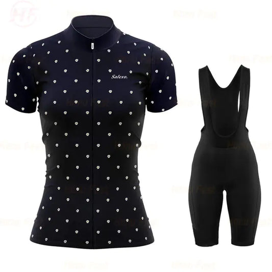 Women's Summer Breathable Cycling Jersey Set