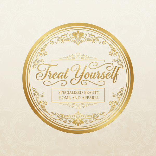 Treat Yourself Gold Logo - Soft Background