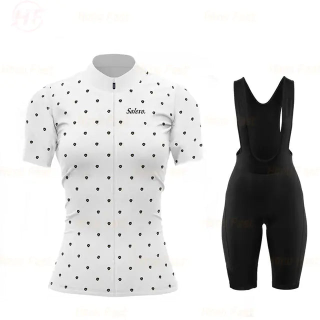 Women's Summer Breathable Cycling Jersey Set